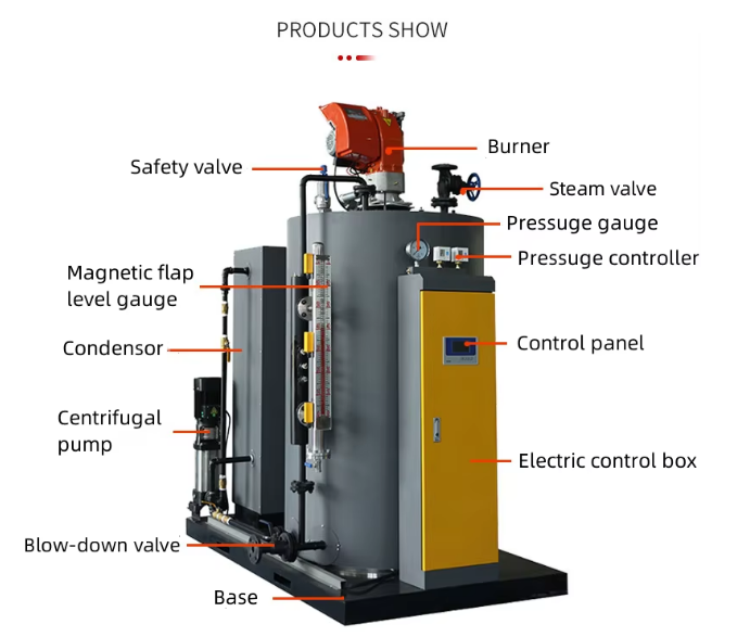 Steam boiler vertikal industri hemat energi