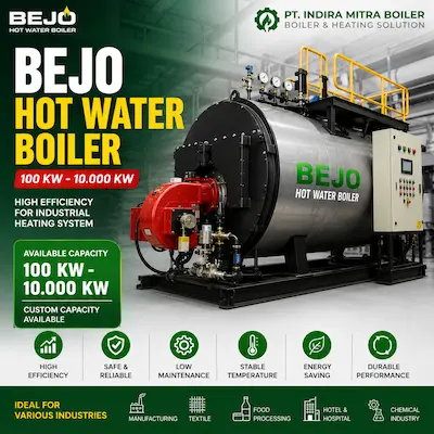 BEJO HOT WATER BOILER -PT INDIRA MITRA BOILER