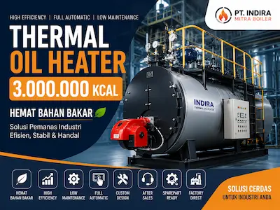 Thermal Oil Heater pada Asphalt Mixing Plant (AMP): Fungsi, Cara Kerja dan Solusi Troubleshootin Unit Thermal Oil Heater industri untuk Asphalt Mixing Plant AMP
